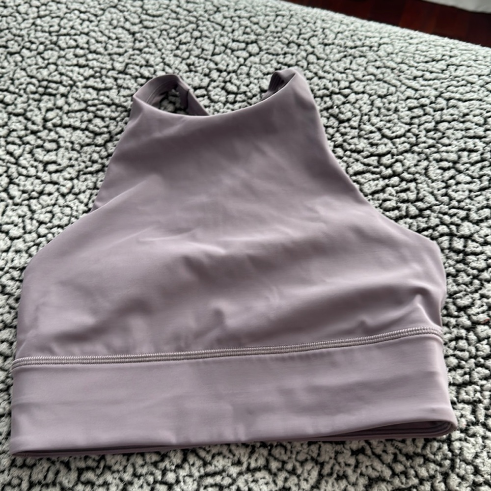 Purple Lululemon sports bra